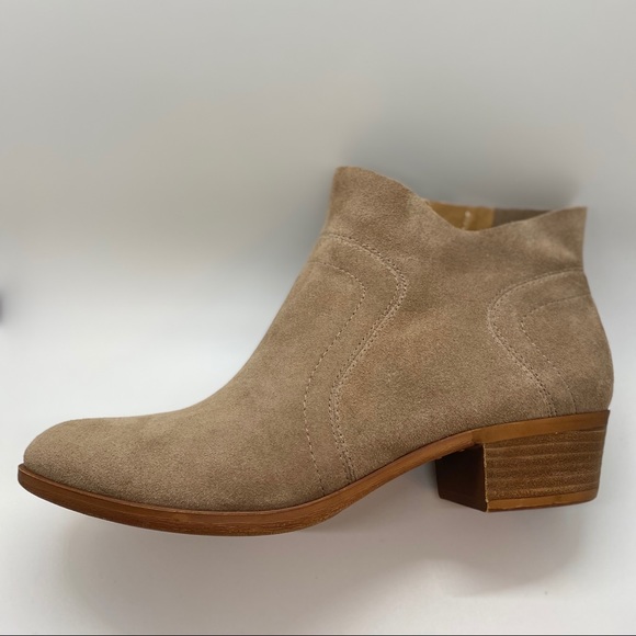 lucky brand suede ankle boots